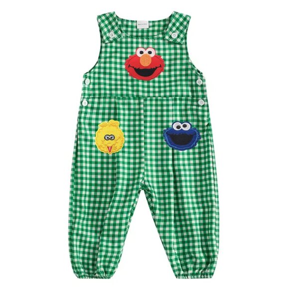 Elmo Romper Birthday Cookie monster Clothes Sesame Street Outfit Elmo Dress - Picture 1 of 3